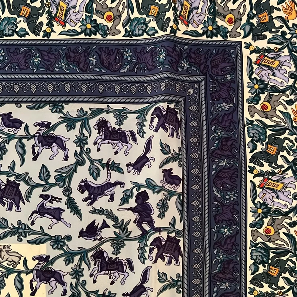 Hermes scarf Chasse en Inde. - Picture 6 of 6